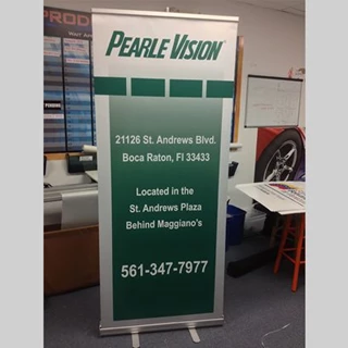  - Image360-Boca-Raton-FL-Freestanding-Banner-Stand-Retail-Pearle-Vision